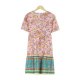 Button Front Tiered Prairie Dress